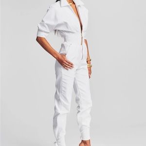 Retrofete White Jumpsuit